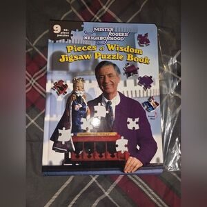 Mister Rogers' Neighborhood PIECES OF WISDOM Jigsaw Puzzle Book 9 Puzzles